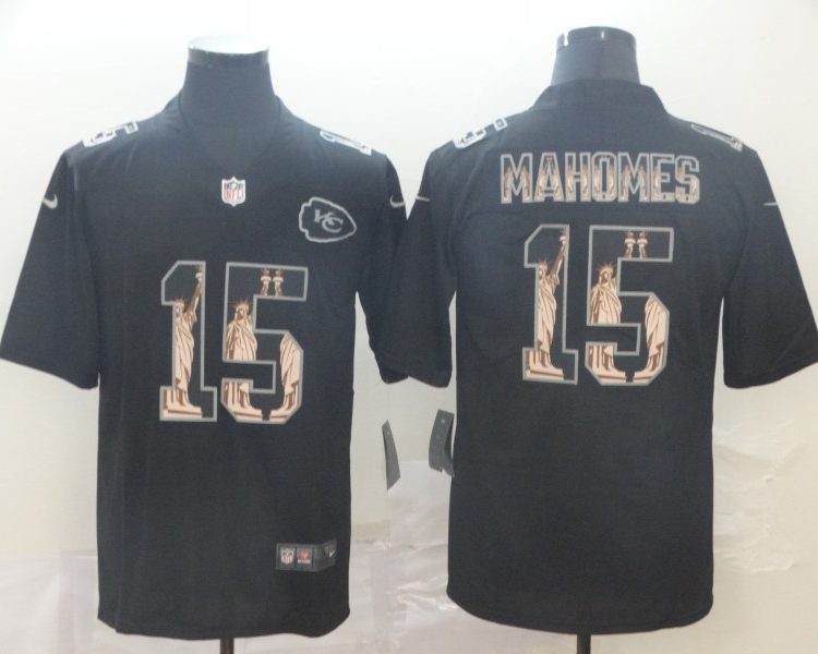 Men's Kansas City Chiefs Patrick Mahomes Black Jersey