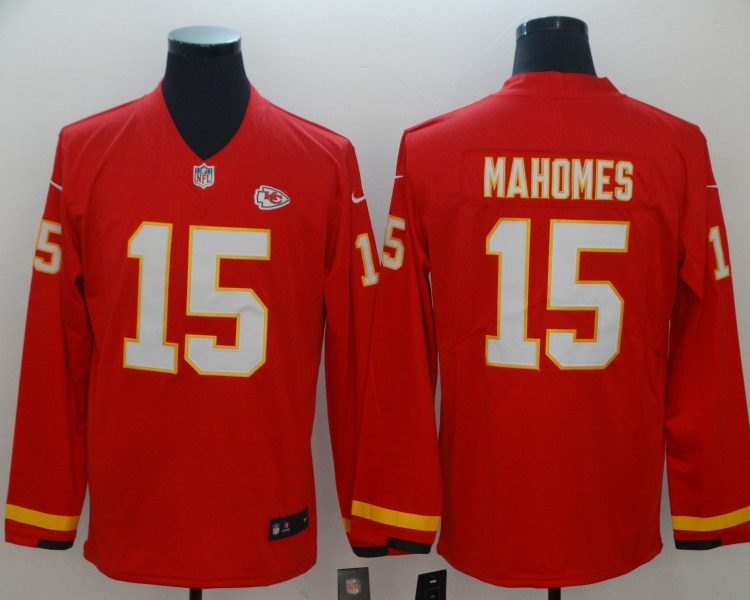 Men's Kansas City Chiefs Patrick Mahomes Red Alternate Jersey