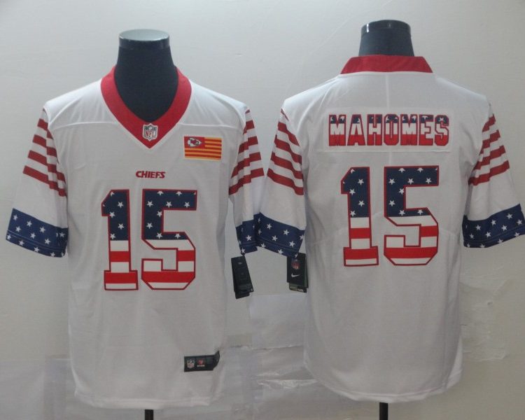Men's Kansas City Chiefs Patrick Mahomes White Jersey