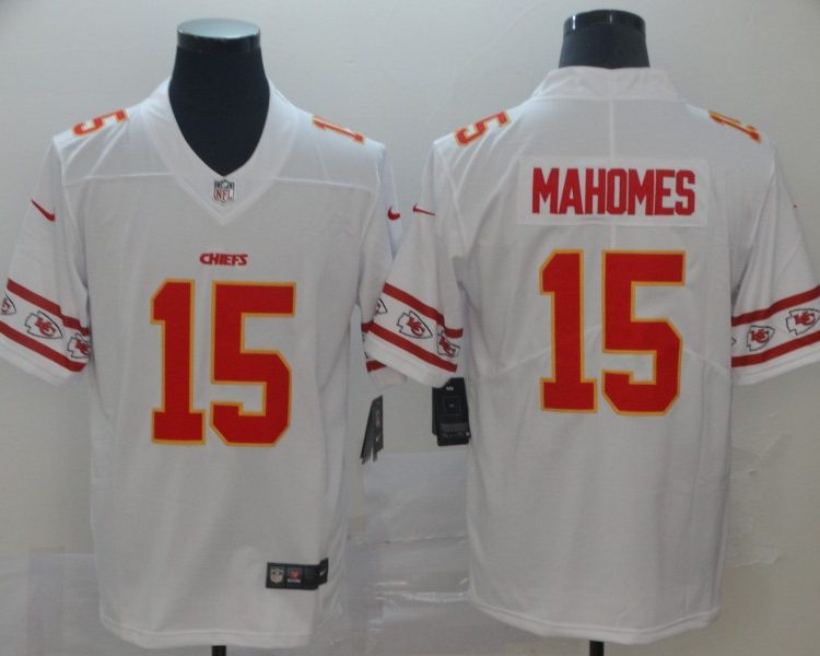 Men's Kansas City Chiefs Patrick Mahomes White Jersey