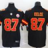 Men's Kansas City Chiefs Travis Kelce #87 Black Jersey