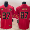 Men's Kansas City Chiefs Travis Kelce #87 Red Jersey