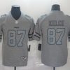 Men's Kansas City Chiefs Travis Kelce Jersey Gray