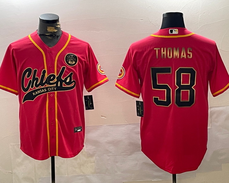Men's Kansas City Chiefs Derrick Thomas #58 Red Jersey
