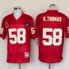 Men's Kansas City Chiefs Derrick Thomas Mitchell & Ness Red Legacy Jersey