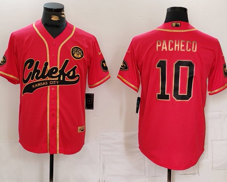 Men's Kansas City Chiefs Isiah Pacheco #10 Red Jersey