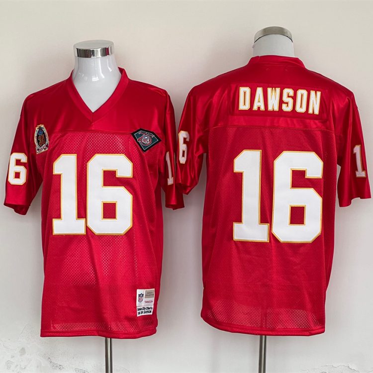 Men's Kansas City Chiefs Len Dawson Mitchell & Ness Red Legacy Jersey