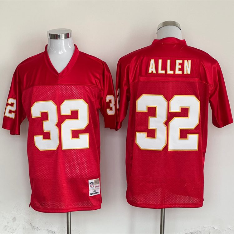 Men's Kansas City Chiefs Marcus Allen Mitchell & Ness Red Legacy Jersey