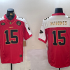 Men's Kansas City Chiefs Patrick Mahomes #15 Red Alternate Jersey
