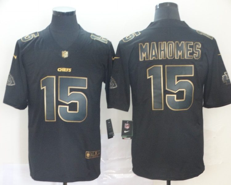Men's Kansas City Chiefs Patrick Mahomes Black Jersey