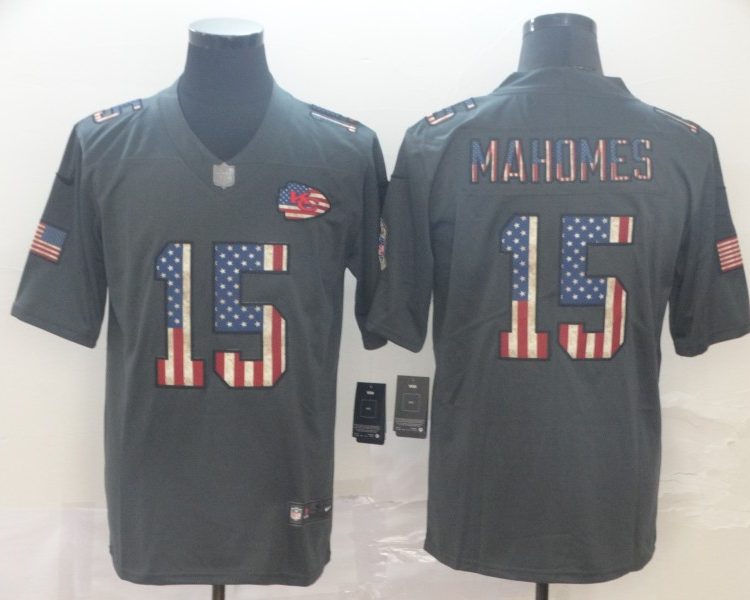 Men's Kansas City Chiefs Patrick Mahomes Black Jersey