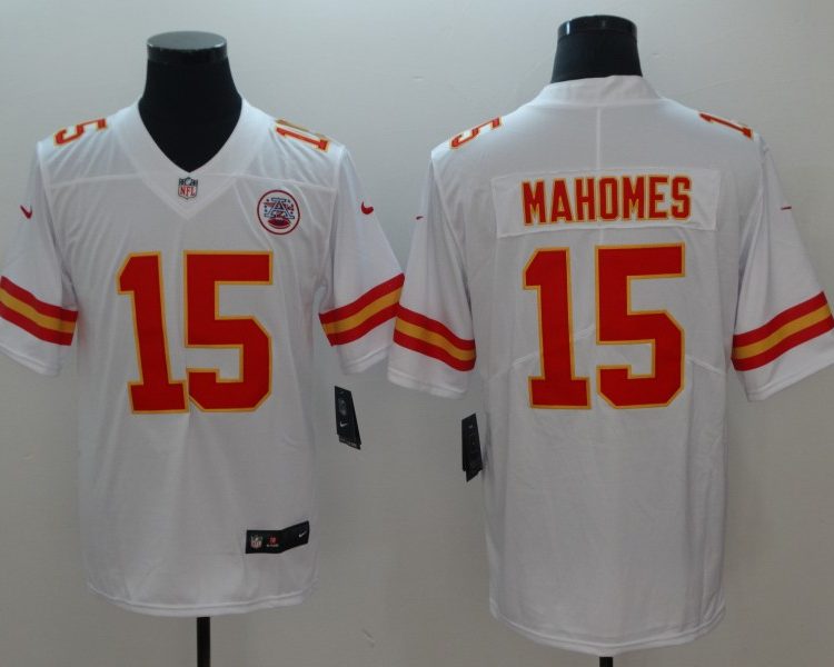 Men's Kansas City Chiefs Patrick Mahomes White Jersey
