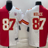 Men's Kansas City Chiefs Travis Kelce #87 Red/White Jersey