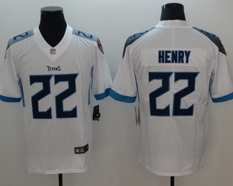 Men's Tennessee Titans #22 Derrick Henry Jersey White