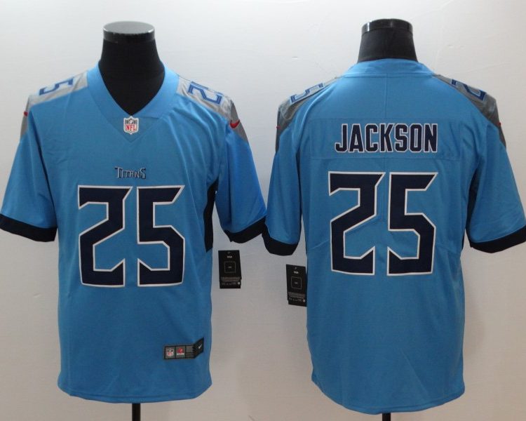 Men's Tennessee Titans Adoree Jackson #25 Light Blue Jersey