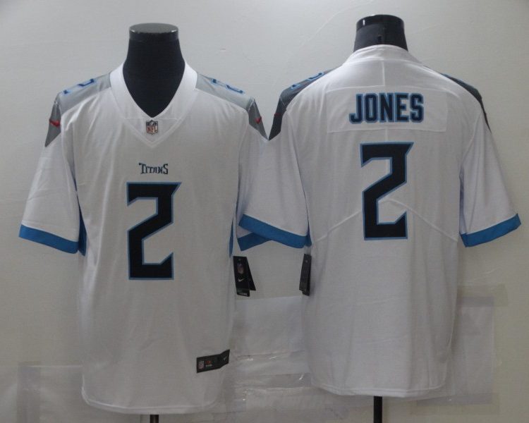 Men's Tennessee Titans Julio Jones #2 White Jersey