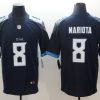 Men's Tennessee Titans Marcus Mariota #8 Navy Jersey