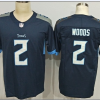 Men's Tennessee Titans Robert Woods #2 Navy Jersey