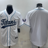 Men's Tennessee Titans White Blank Jersey