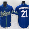 Men's Seattle Seahawks Devon Witherspoon #21 Royal Alternate Legend Jersey Joint Edition