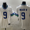 Men's Seattle Seahawks Kenneth Walker III #9 White Alternate Jersey