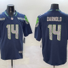 Men's Seattle Seahawks Sam Darnold #14 College Navy Jersey
