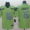Men's Seattle Seahawks Tyler Lockett #16 Green Jersey
