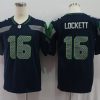 Men's Seattle Seahawks Tyler Lockett #16 Navy Jersey