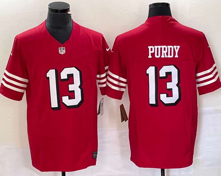 Men's San Francisco 49ers Brock Purdy #13 Red Jersey