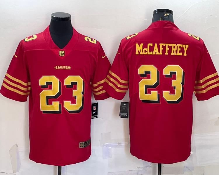 Men's San Francisco 49ers Christian McCaffrey #23 Red Jersey