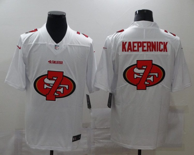 Men's San Francisco 49ers Colin Kaepernick #7 White Alternate Jersey