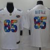 Men's San Francisco 49ers George Kittle #85 White Authentic Jersey