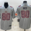 Men's San Francisco 49ers Jerry Rice #80 Gray Atmosphere Jersey