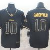 Men's San Francisco 49ers Jimmy Garoppolo #10 Black Jersey