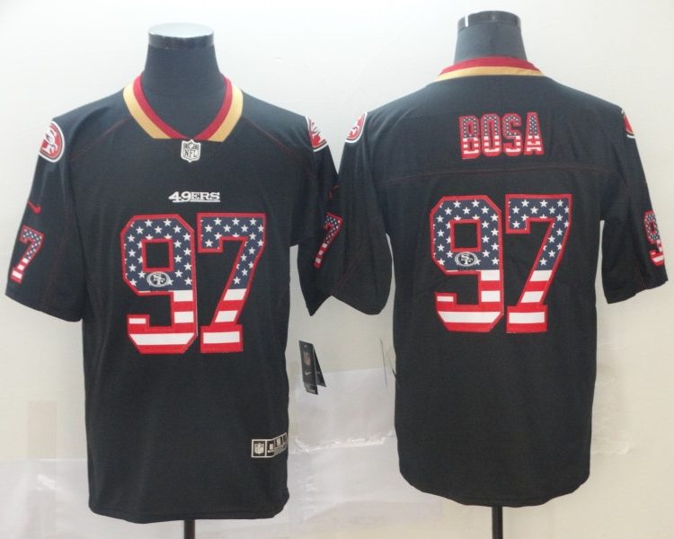 Men's San Francisco 49ers Nick Bosa #97 Black Jersey