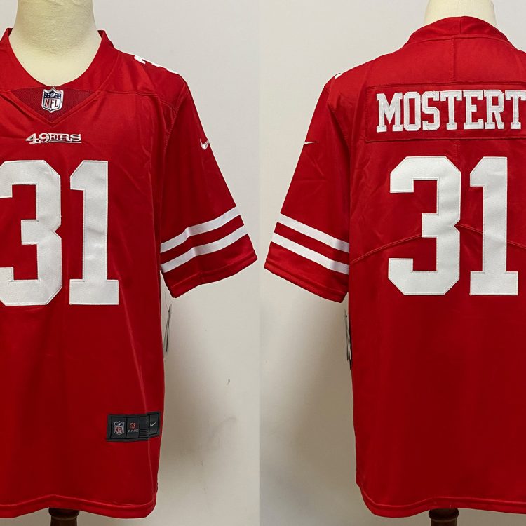 Men's San Francisco 49ers Raheem Mostert #31 Red Jersey