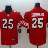 Men's San Francisco 49ers Richard Sherman #25 Red Jersey
