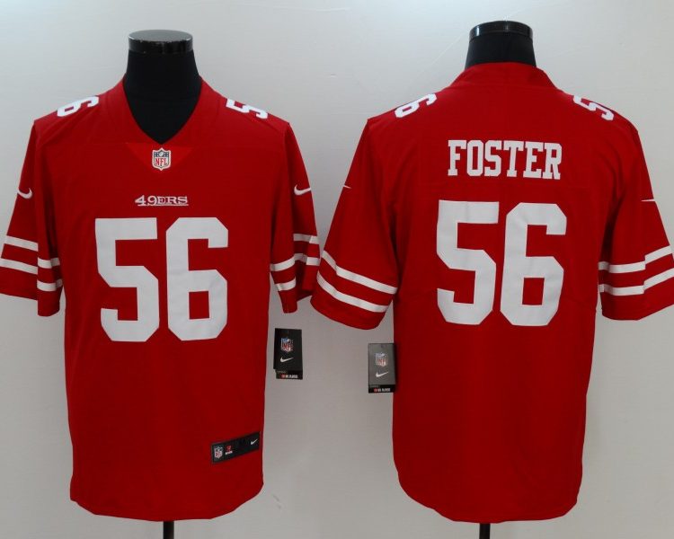 Men's San Francisco 49ers Ruben Foster #56 Red Jersey