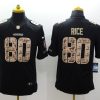 Men's San Francisco 49ers #80 Jerry Rice Black Jersey