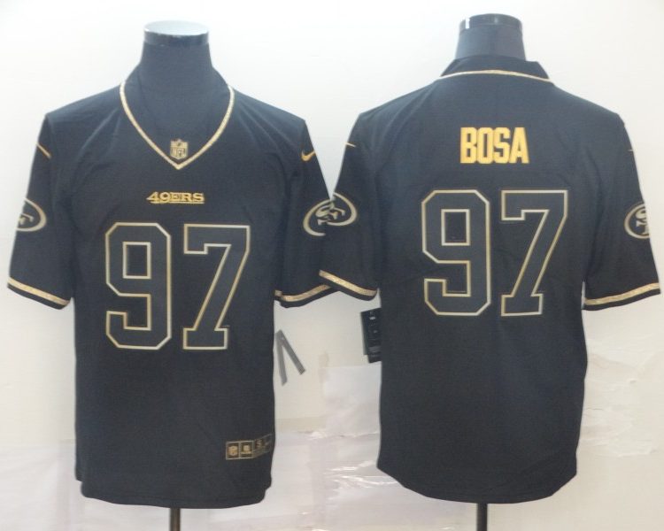 Men's San Francisco 49ers #97 Nick Bosa Black Jersey