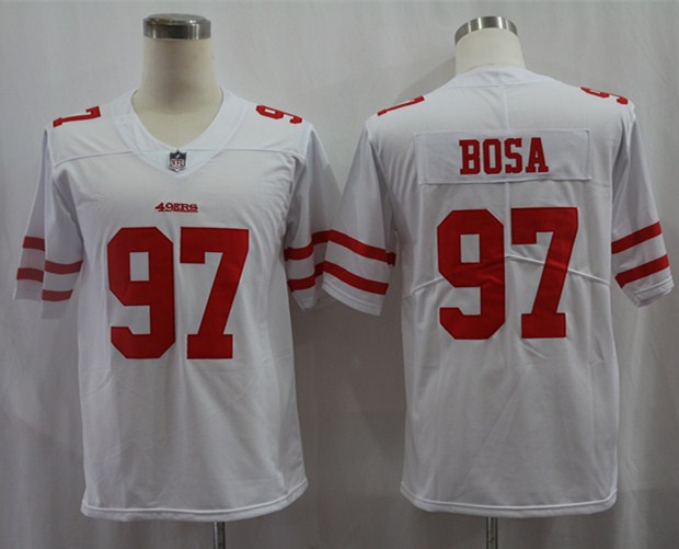 Men's San Francisco 49ers #97 Nick Bosa Jersey White