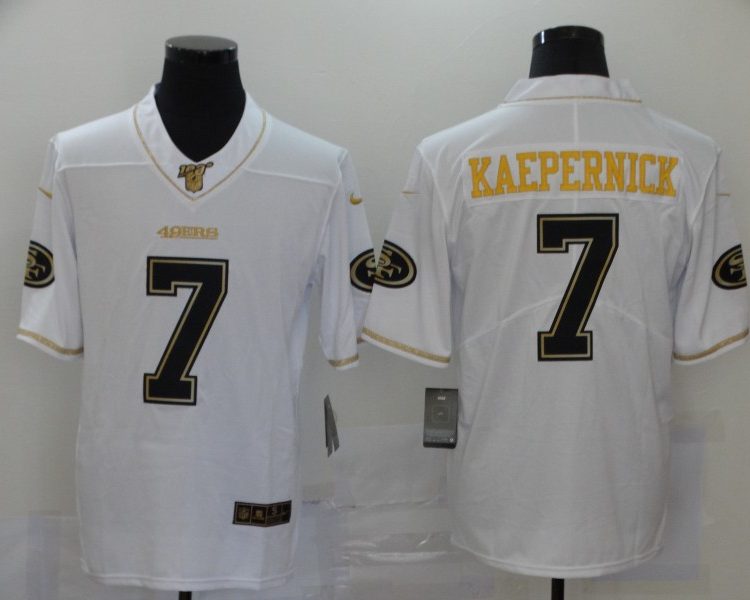 Men's San Francisco 49ers Colin Kaepernick #7 White Jersey