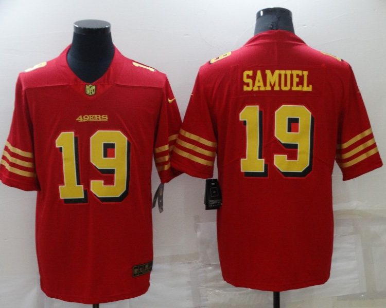 Men's San Francisco 49ers Deebo Samuel #19 Red Jersey