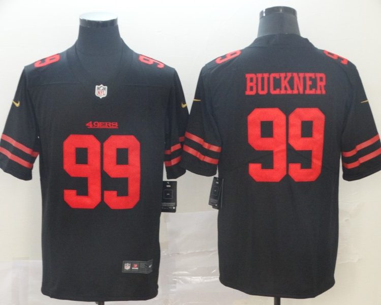 Men's San Francisco 49ers DeForest Buckner #99 Black Jersey