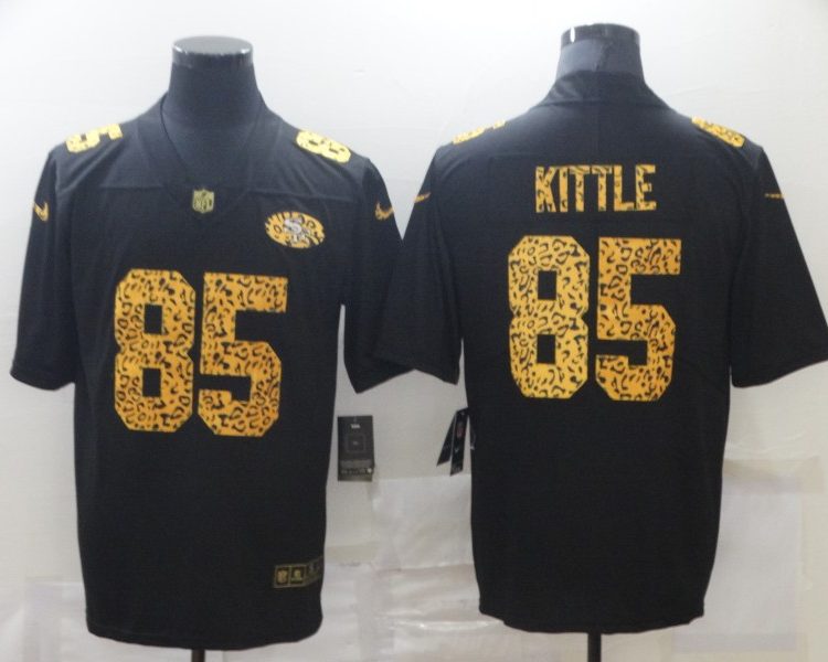 Men's San Francisco 49ers George Kittle #85 Black Team Jersey