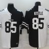 Men's San Francisco 49ers George Kittle #85 Black/White Jersey