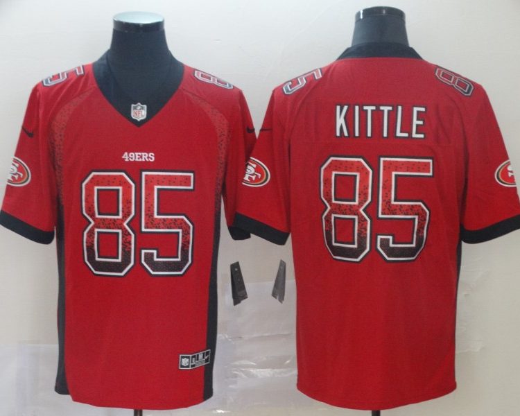 Men's San Francisco 49ers George Kittle #85 Red Jersey