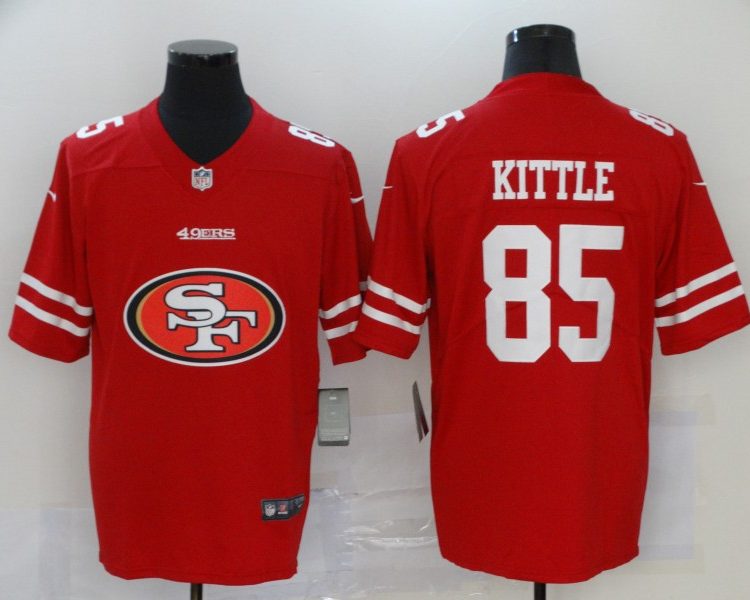 Men's San Francisco 49ers George Kittle #85 Red Jersey