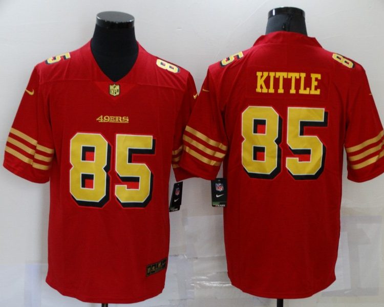 Men's San Francisco 49ers George Kittle #85 Red Jersey
