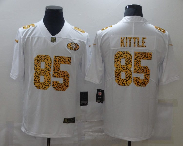 Men's San Francisco 49ers George Kittle #85 White Jersey